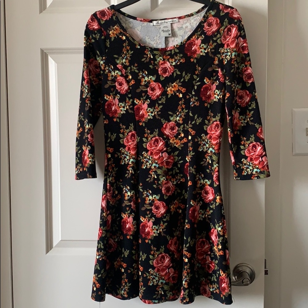 Floral Long Sleeve Dress Fall Dress American Rag